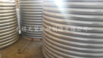 半圓管出現(xiàn)問題的補(bǔ)修工作
